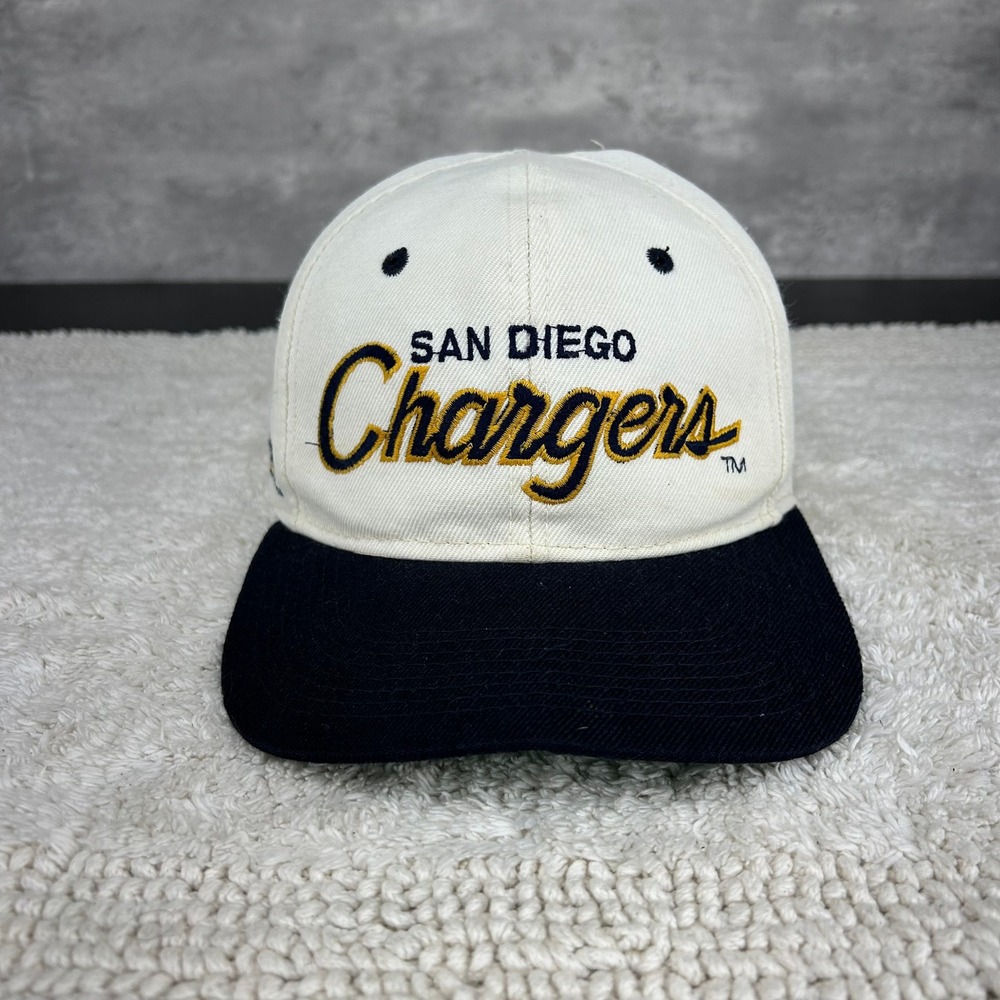 Vintage Sport Specialties San Diego Chargers Snapback Hat OSFA Script Two Tone
